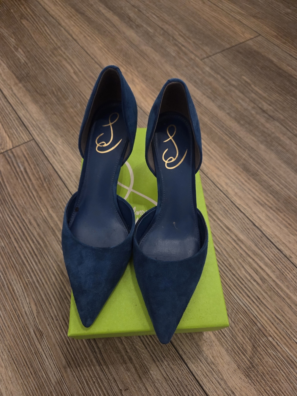 Sam Edelman Women’s Pointed-Toe Pumps in Dark Turqoise